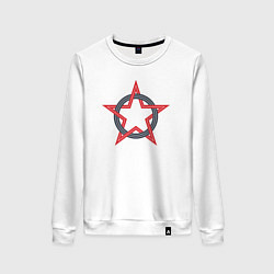 Женский свитшот Circle star USSR