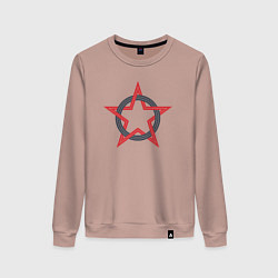 Женский свитшот Circle star USSR