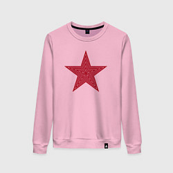 Женский свитшот USSR red star