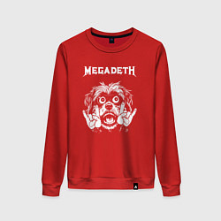 Женский свитшот Megadeth rock dog