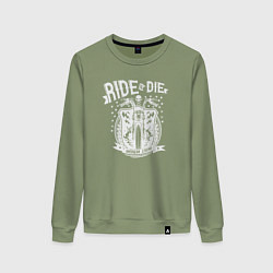 Женский свитшот Катайся или умри