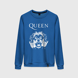 Женский свитшот Queen rock dog