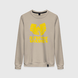 Свитшот хлопковый женский Wu-Tang для детей, цвет: миндальный