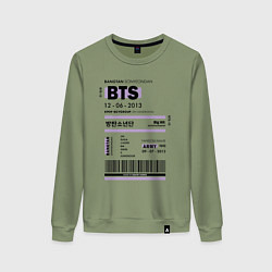 Женский свитшот Bts ticket