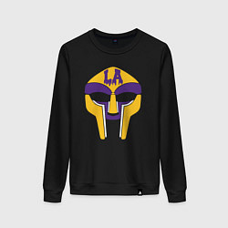 Свитшот хлопковый женский Doom Lakers, цвет: черный