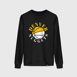 Свитшот хлопковый женский Denver Nuggets sport, цвет: черный