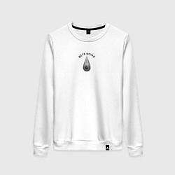 Свитшот хлопковый женский Bete Noire - Черное зеркало, цвет: белый