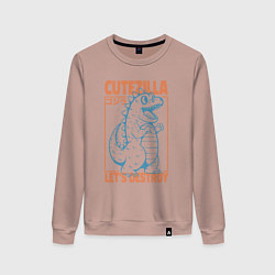 Женский свитшот Cutezilla lets destroy