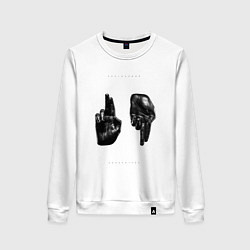 Свитшот хлопковый женский Zeal & Ardor, цвет: белый