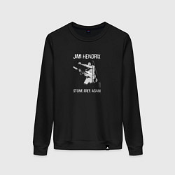 Женский свитшот Jimi Hendrix abstract graphic art