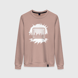 Женский свитшот Уличная хоккейная рамка