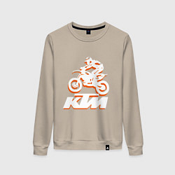 Женский свитшот KTM белый