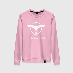 Свитшот хлопковый женский Tiesto, цвет: светло-розовый