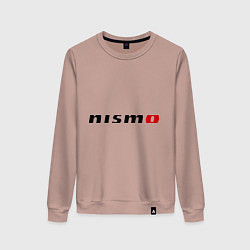 Свитшот хлопковый женский Nismo, цвет: пыльно-розовый