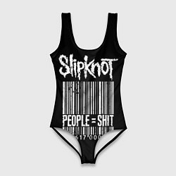 Купальник-боди 3D женский Slipknot: People Shit, цвет: 3D-принт