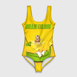 Женский купальник-боди Billie Eilish: Yellow Mood