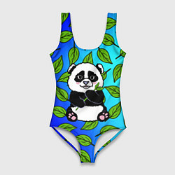 Купальник-боди 3D женский Панда, цвет: 3D-принт