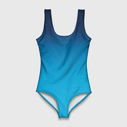 Купальник-боди 3D женский Конденсат, цвет: 3D-принт