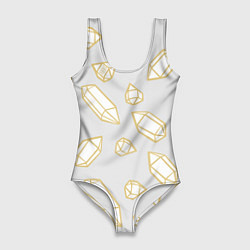 Купальник-боди 3D женский URAL Crystal, цвет: 3D-принт