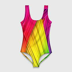 Женский купальник-боди Multicolored ribbons