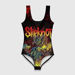 Купальник-боди 3D женский Slipknot Monster, цвет: 3D-принт