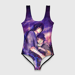 Купальник-боди 3D женский Сота Мунаката и Судзуме, цвет: 3D-принт
