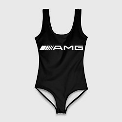 Купальник-боди 3D женский Amg sport mercedes, цвет: 3D-принт