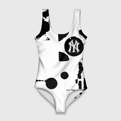 Женский купальник-боди New York yankees - baseball team pattern