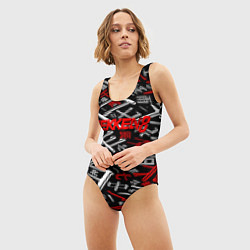 Купальник-боди 3D женский Tekken steel japan, цвет: 3D-принт — фото 2
