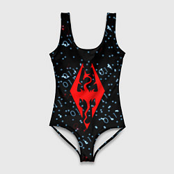 Купальник-боди 3D женский The Elder Scrolls Online, цвет: 3D-принт