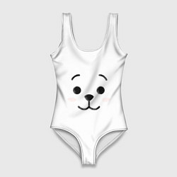 Купальник-боди 3D женский BT21 RJ, цвет: 3D-принт