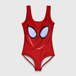 Купальник-боди 3D женский Человек паук глаза питера, цвет: 3D-принт