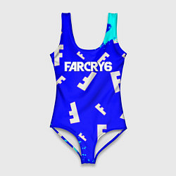 Купальник-боди 3D женский Farcry 6 pattern, цвет: 3D-принт