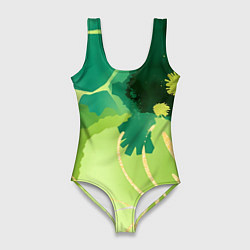 Купальник-боди 3D женский Вдохновленный природой, цвет: 3D-принт