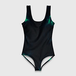 Купальник-боди 3D женский The color is turquoise, цвет: 3D-принт