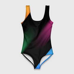 Купальник-боди 3D женский Multicoloured, цвет: 3D-принт