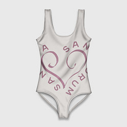 Купальник-боди 3D женский Святая святых, цвет: 3D-принт