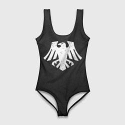 Купальник-боди 3D женский Гвардия Ворона, цвет: 3D-принт
