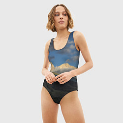 Купальник-боди 3D женский Массив Метеген, цвет: 3D-принт — фото 2