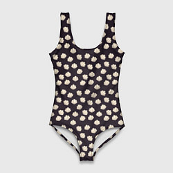 Купальник-боди 3D женский Паттерн с ракушками, цвет: 3D-принт