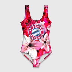 Купальник-боди 3D женский Бавария Мюнхен весна, цвет: 3D-принт