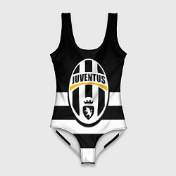 Купальник-боди 3D женский Juventus линии, цвет: 3D-принт