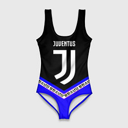 Купальник-боди 3D женский Ювентус япония геометрия, цвет: 3D-принт