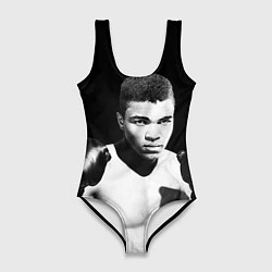 Купальник-боди 3D женский Muhammad Ali, цвет: 3D-принт