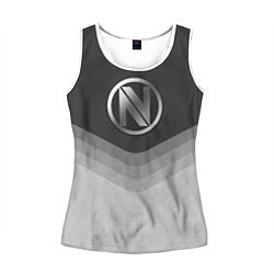 Майка-безрукавка женская EnVyUs Uniform, цвет: 3D-белый