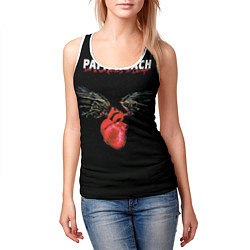 Майка-безрукавка женская Paparoach: Angel heart, цвет: 3D-белый — фото 2