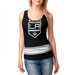 Майка-безрукавка женская Los Angeles Kings NHL, цвет: 3D-черный — фото 2