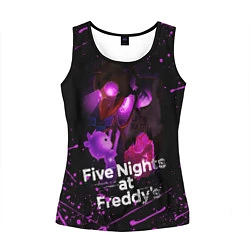 Майка-безрукавка женская FIVE NIGHTS AT FREDDYS, цвет: 3D-черный