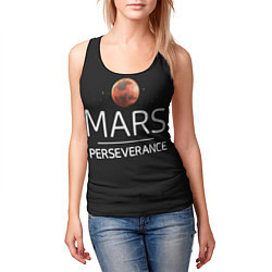 Майка-безрукавка женская Марс, цвет: 3D-черный — фото 2