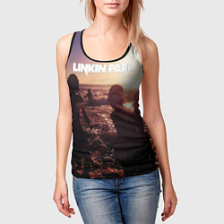 Майка-безрукавка женская Linkin Park - One More Light, цвет: 3D-черный — фото 2